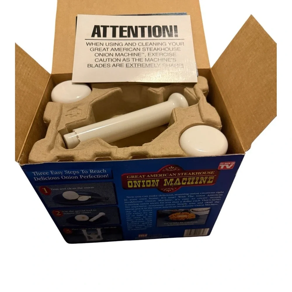 Great American Steakhouse Blooming Onion Machine As Seen on TV Maker Cutter